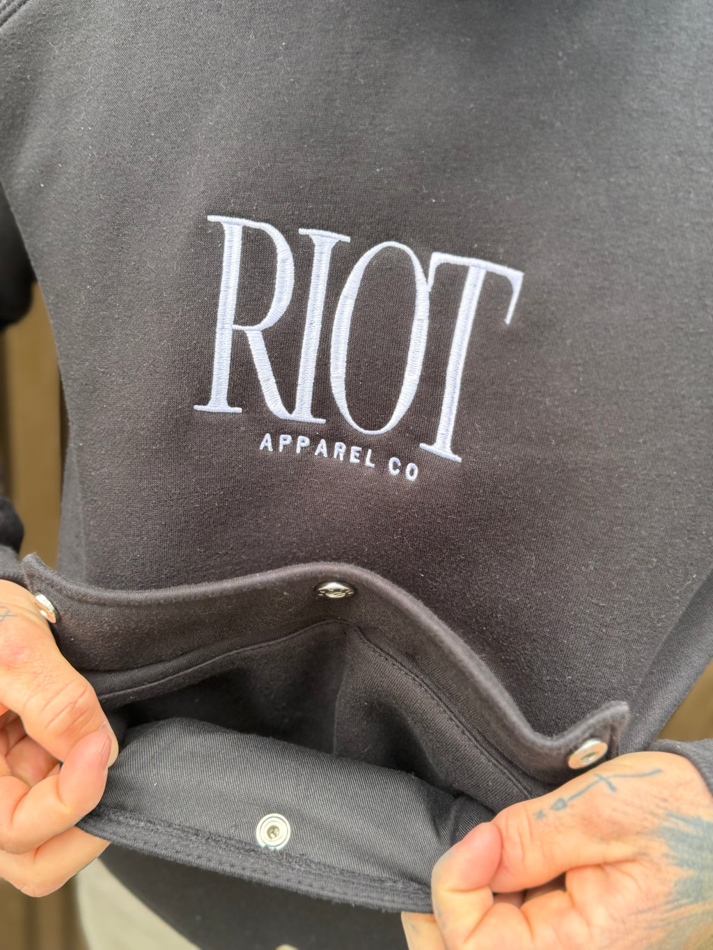 Riot Utility Hoodie - Black