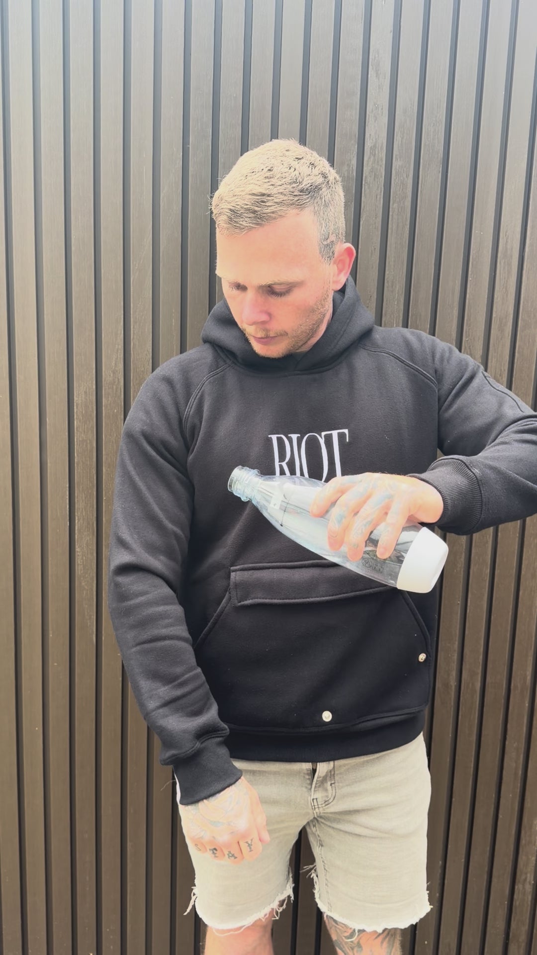 Riot Utility Hoodie - Black